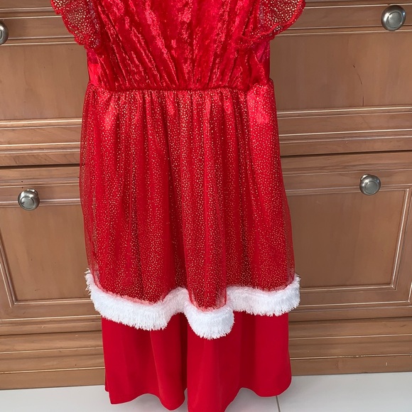 Disney Princess Red and Gold Nightgown with White Trim - Picture 8 of 8